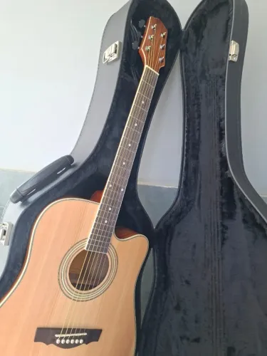 Violão Di Giorgio F104 com Capa de Luxo - Aço, Eletroacústico, Folk