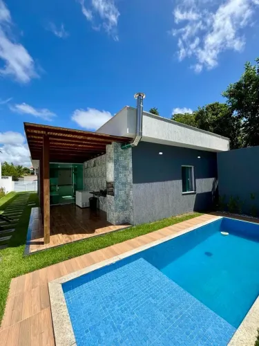 Casa térrea à venda com 3/4 em condomínio. Barra de Jacuípe- Linha verde/ Ba.