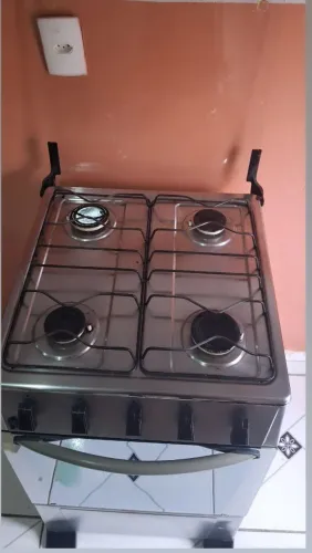 Fogão inox 4 bocas