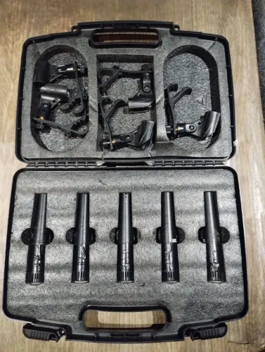 Kit Microfones Bateria Arcano Renius-7D-KIT Dinâmicos 5 Mics Cardioide