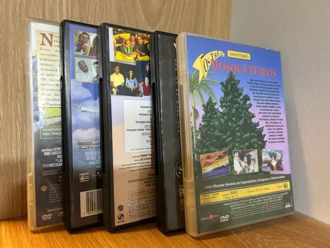 Lote Especial 5 DVDs Originais: Harry Potter, Jim Carrey e Mais!
