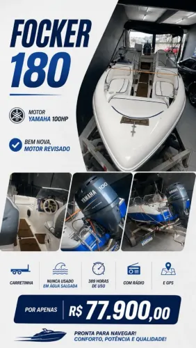 Lancha Focker180 Revisada