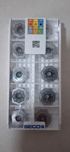 conjunto de pastilhas (insertos) de metal duro da SECO