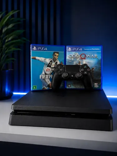 Ps4 Slim 1Tb aceito cartão