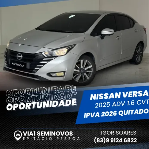 Nissan Versa Advance 1.6 16V Flex AUT 2025