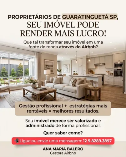 Trabalho com proprietarios de imoveis que querem ganhar dinheiro com aluguel de temporada