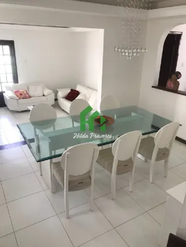 Luxuosa mansão de 5 quartos e 5 suítes em condomínio na Miragem, Lauro de Freitas, com 1.2