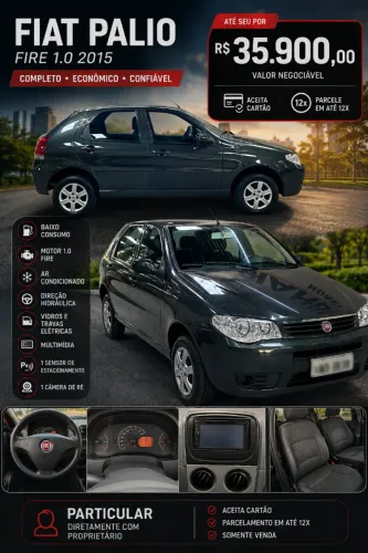 Fiat Palio Celebration 1.0 Fire Flex 8V 4P 2015
