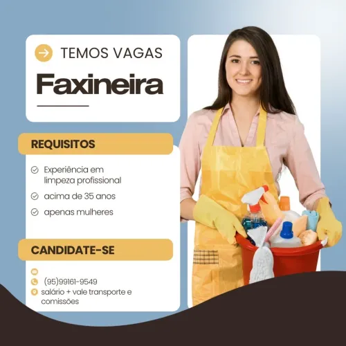 Contrata se Serviços gerais 