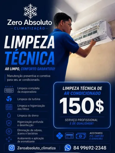 LIMPEZA DE AR CONDICIONADO