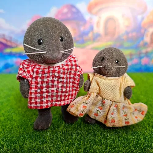 Sylvanian Families - Pai e Filha Toupeiras