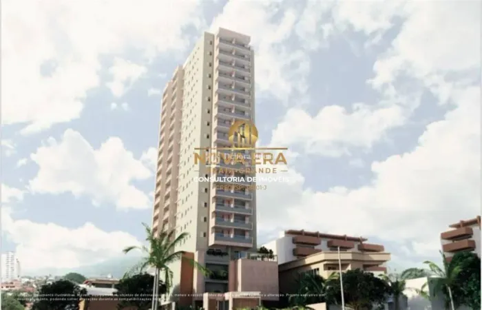 Lançamento 75 MIL Á VISTA Frente Mar Alto Padrão 2 Dormt Varanda Gourmet Fino Acabamento