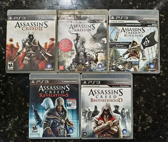 Jogos assassins creed ps3 original