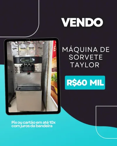 Máquina de sorvete Taylor