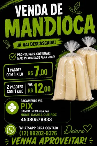 Vende se MANDIOCA 