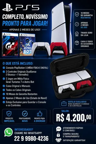 Playstation 5 - Novo