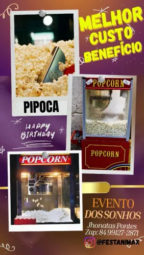 Locação Máquina De Pipoca