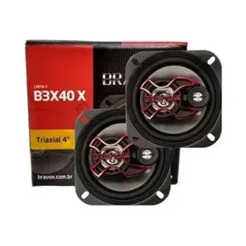 Par Auto Falante Bravox Triaxial B3x40x 4 Polegadas <br>