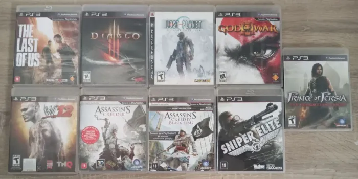 9 jogos de PS3