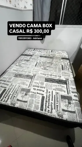 Cama box casal