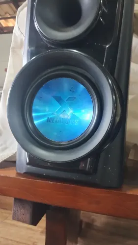 Amplificador vedo com caixas