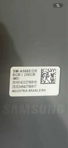 Smartphone Samsung Galaxy A56 5G 256GB 8GB RAM Câmera 50MP Tela 6.7" Super Amoled - Preto