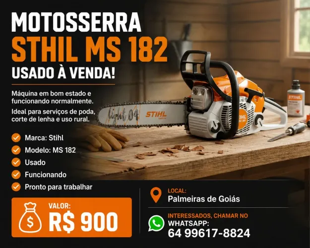 Moto Serra Sthil Ms182