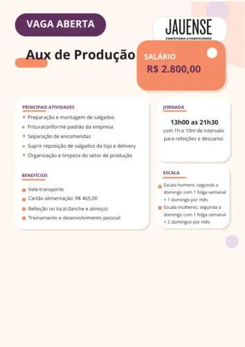 CONFEITEIRO (A)