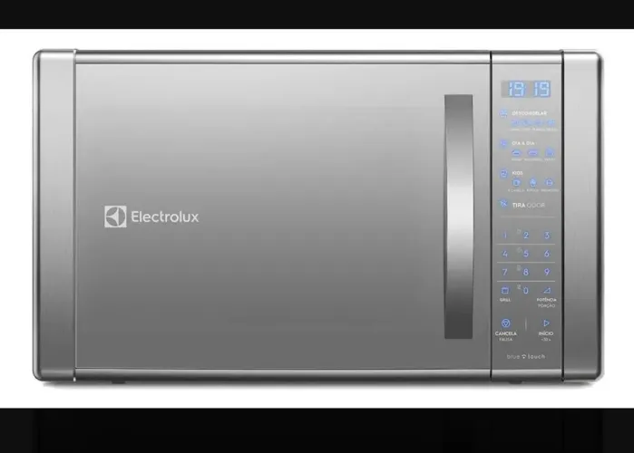 Microondas eletrolux prata espelhado precisando reparo