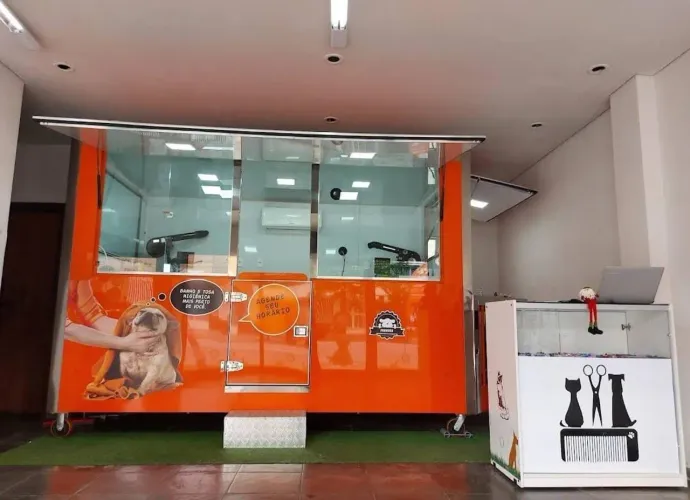 Trailer Pet Shop - Infraestrutura completa