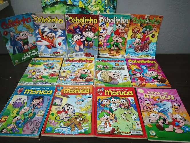 Revista turma da Monica cebolinha cascão
