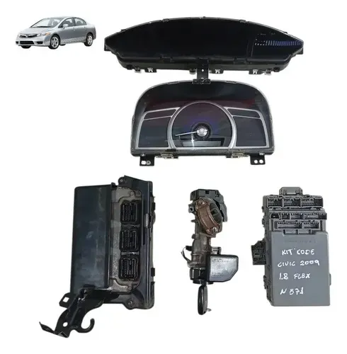 Kit Code Injecao Honda New Civic 2007 2011 1.8 Automatico