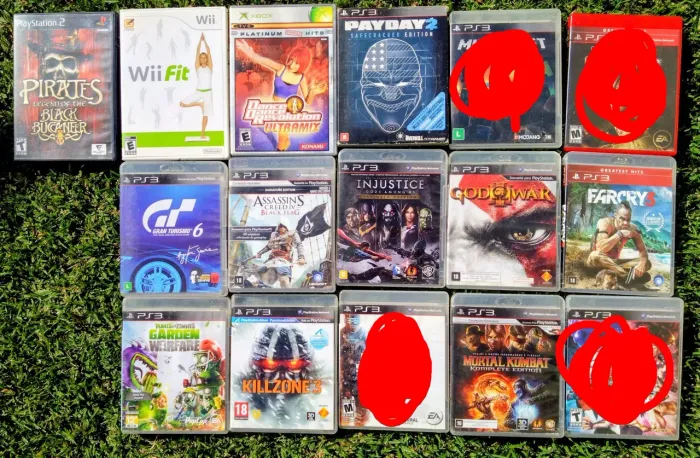 Lote de jogos PS3
