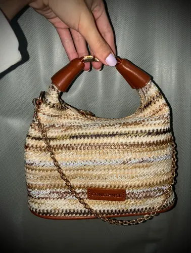 Bolsa de Palha Constance Com Nota