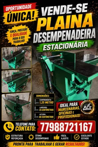 Plaina Desempenadeira Estacionaria 3cv