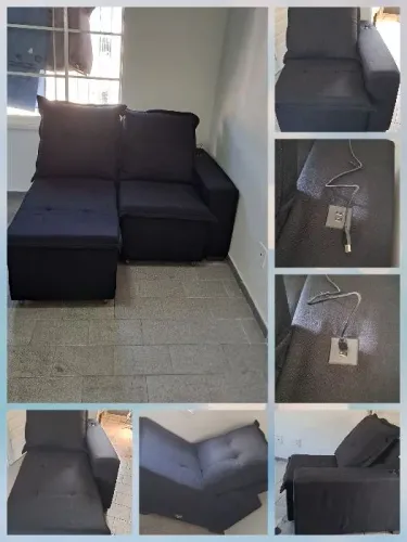 Vendo sofa 3 lugares linho