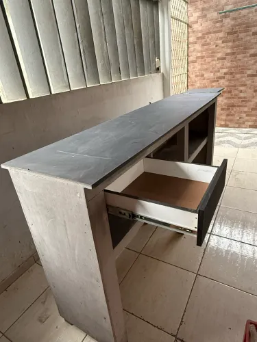 Balcão caixa para lanchonete, mercearia ou bar 