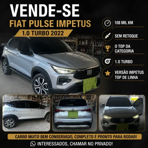 Fiat Pulse Impetus 1.0 Turbo 200 Flex Aut. 2022