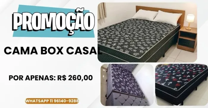 cama box casal (queima de estoque)