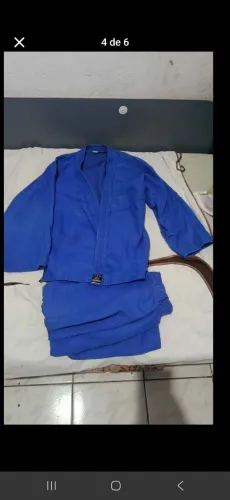 Kimono M4 azul 