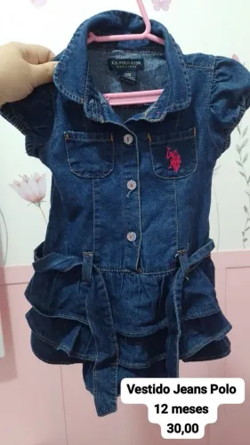 Lote de roupas para menina