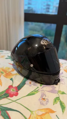 Capacete KYT NZ Race Carbon Gloss Carbono + 2 Viseiras | Tam. L