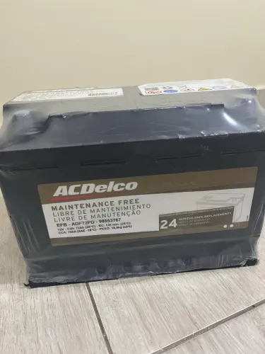 Bateria ACDelco 72Ah 700CCA Semi Nova na Garantia