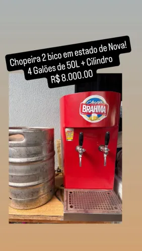 Chopeira Brahma super conservada