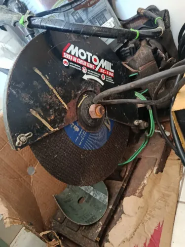 Poli corte de bancada com motor completo