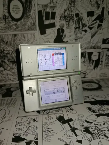 Console Nintendo DS Lite Prata Original Roda Gba Portatil