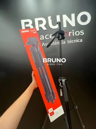 Tripé profissional Tomate 1.70cm para câmera e celular