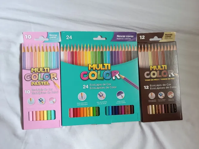 Lápis de cor 46 cores - PREÇO DE CUSTO 