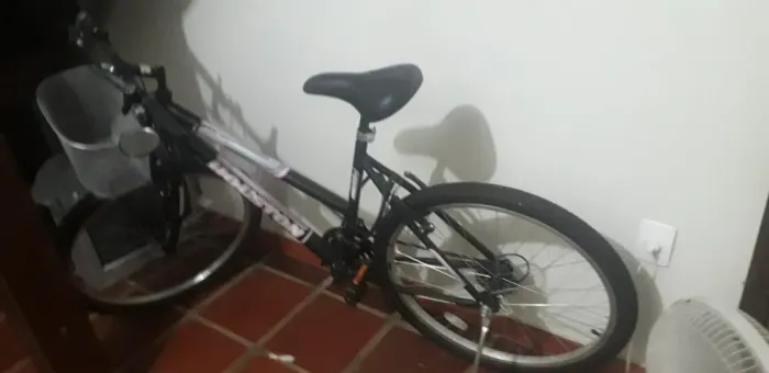Bicicleta Houston Passeio Foxer Maori Aro 26 Preta