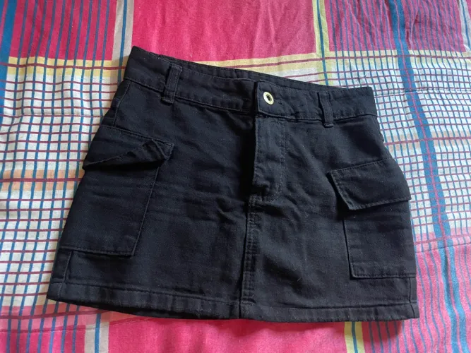 Saia jeans cargo